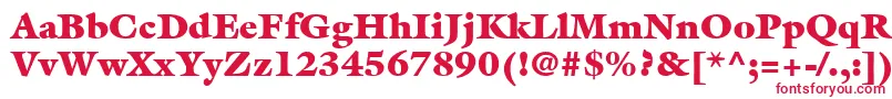 ItcGalliardLtUltra Font – Red Fonts