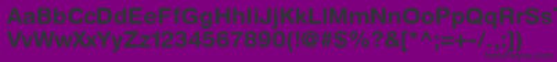 ContextRoundedSsiBold Font – Black Fonts on Purple Background