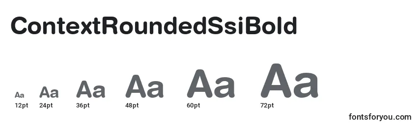 ContextRoundedSsiBold Font Sizes