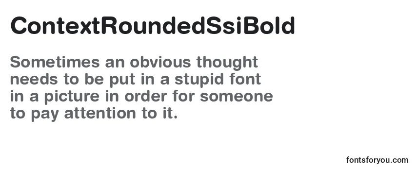 ContextRoundedSsiBold-fontti