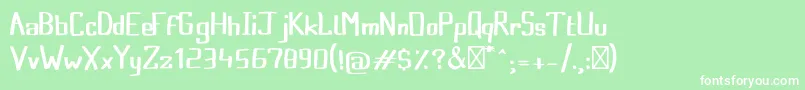 FroggyprincessRegular Font – White Fonts on Green Background