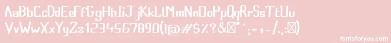 FroggyprincessRegular Font – White Fonts on Pink Background