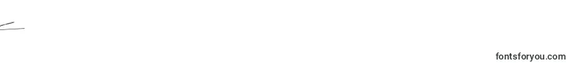 フォントPwsignaturetwo – フォント数字1