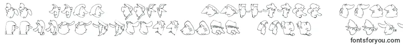 フォントImprofilLtOutline – リトアニアのフォント