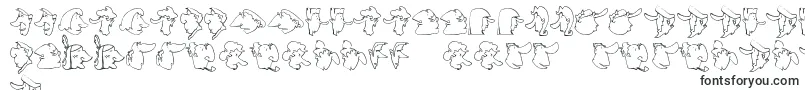 Czcionka ImprofilLtOutline – kreolskie czcionki