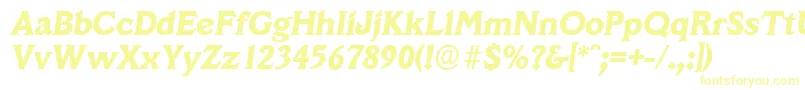 VeracruzserialXboldItalic Font – Yellow Fonts