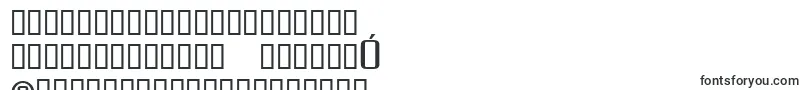 フォントAsseenontv – トルクメン文字