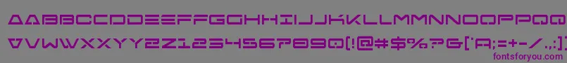 Шрифт Freeagentcond – фиолетовые шрифты на сером фоне