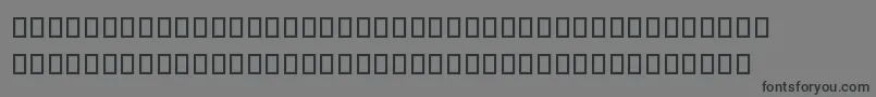 Sncbishop Font – Black Fonts on Gray Background