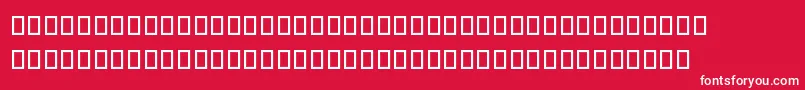 Sncbishop Font – White Fonts on Red Background