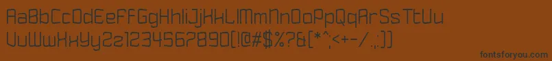 Tincture Font – Black Fonts on Brown Background