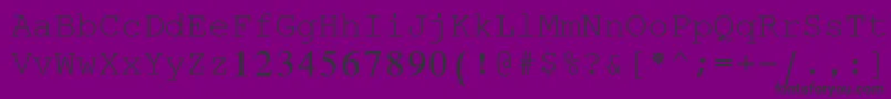 SimplifiedArabicFixed Font – Black Fonts on Purple Background