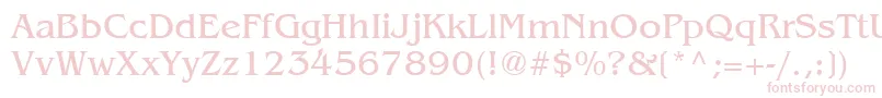 Bangkok Font – Pink Fonts on White Background