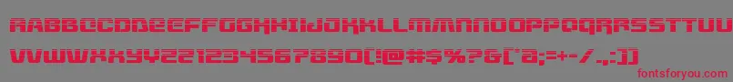 Livewiredhalf Font – Red Fonts on Gray Background