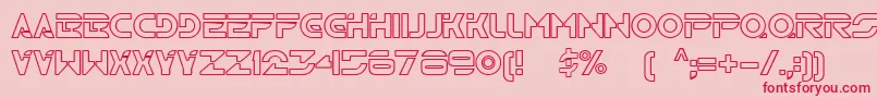 Tr2n Font – Red Fonts on Pink Background