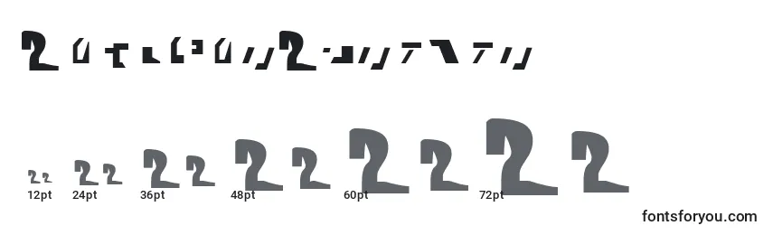 Размеры шрифта AncientAutobot
