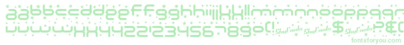 Подробнее о шрифте SfTechnodelight Шрифт SfTechnodelight – зелёные шрифты