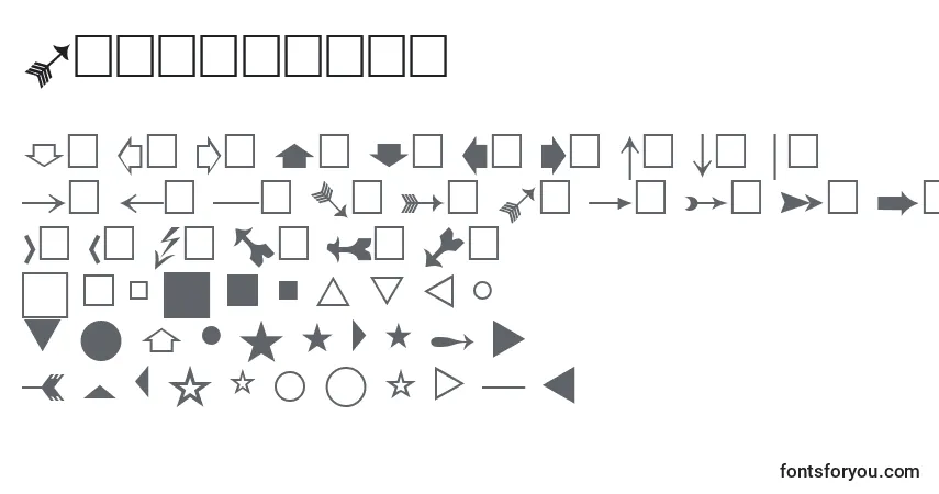 A fonte Pigraphatt – alfabeto, números, caracteres especiais