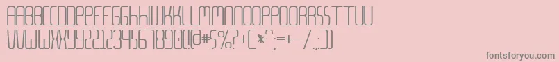 Metalang Font – Gray Fonts on Pink Background