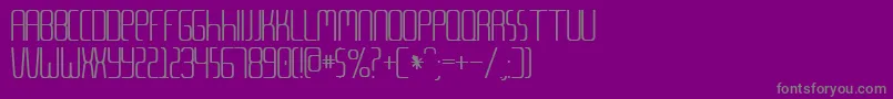 Metalang Font – Gray Fonts on Purple Background