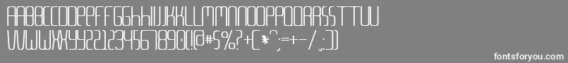 Metalang Font – White Fonts on Gray Background