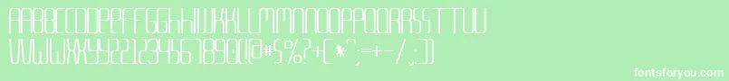 Metalang Font – White Fonts on Green Background
