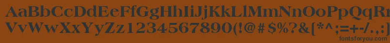 CountrysideBlackSsiExtraBold Font – Black Fonts on Brown Background