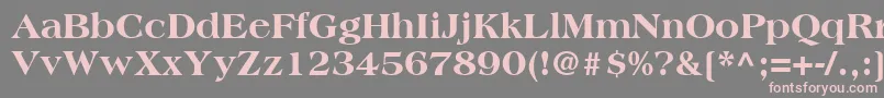 CountrysideBlackSsiExtraBold Font – Pink Fonts on Gray Background