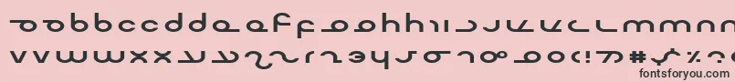 Mastere Font – Black Fonts on Pink Background