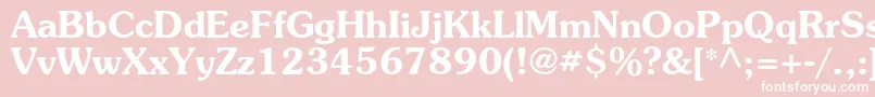 SurprizcBold Font – White Fonts on Pink Background