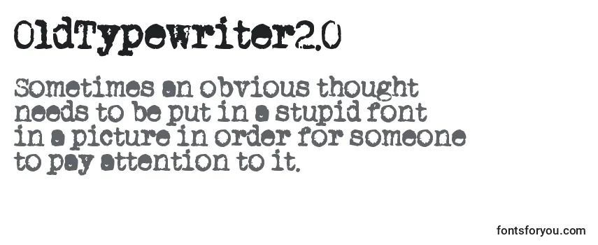 OldTypewriter2.0 Font