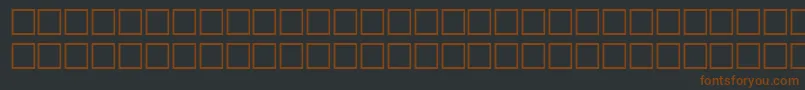 McsJeddahSUNormal. Font – Brown Fonts on Black Background