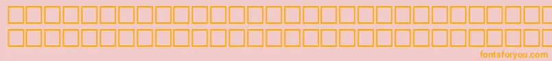 McsJeddahSUNormal. Font – Orange Fonts on Pink Background
