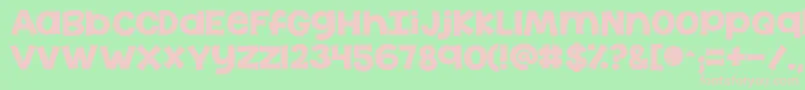 Kgthelasttime Font – Pink Fonts on Green Background