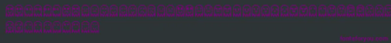 FantasmytasSt Font – Purple Fonts on Black Background