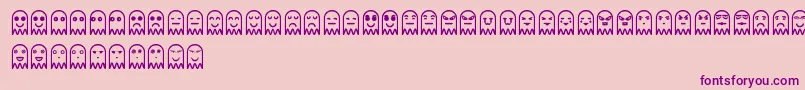 FantasmytasSt Font – Purple Fonts on Pink Background