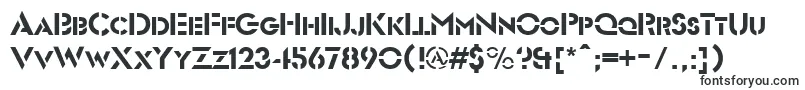 Шрифт FuturistStencilRegular – шрифты, начинающиеся на F