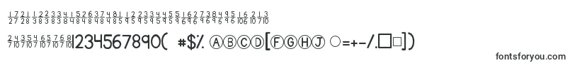 Kgtraditionalfractions Font – Low Fonts