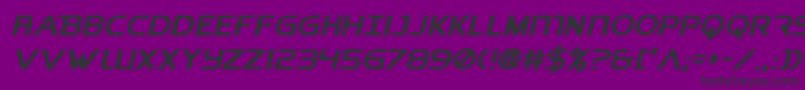 BeybladeMetalFightFont Font – Black Fonts on Purple Background