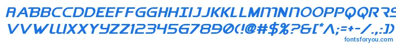 フォントBeybladeMetalFightFont – 青いフォント