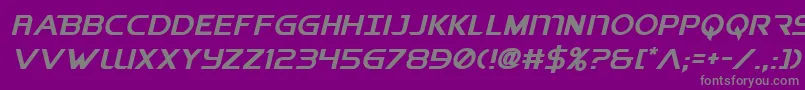 BeybladeMetalFightFont Font – Gray Fonts on Purple Background