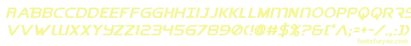 BeybladeMetalFightFont Font – Yellow Fonts on White Background