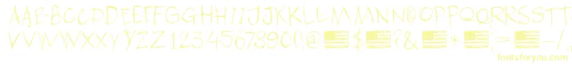 DkAmericanGrunge Font – Yellow Fonts