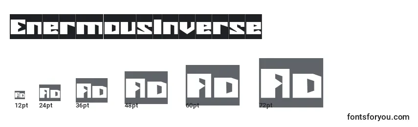 EnermousInverse Font Sizes