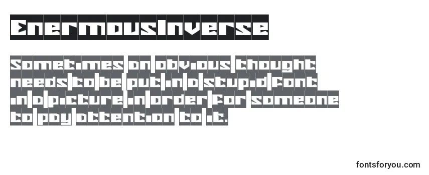 EnermousInverse Font