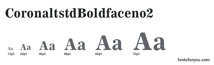 Размеры шрифта CoronaltstdBoldfaceno2