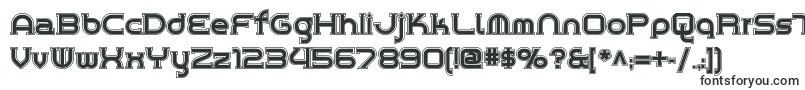 Chromeyellowinlinenf-fontti – Katalogi