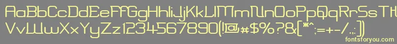 Erinw Font – Yellow Fonts on Gray Background