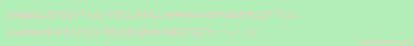 Flesheating Font – Pink Fonts on Green Background