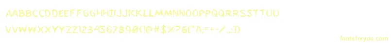 Flesheating Font – Yellow Fonts